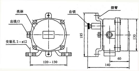 廠家批發緊急停機開關HFKLT2-Y雙向平衡拉繩開關價格